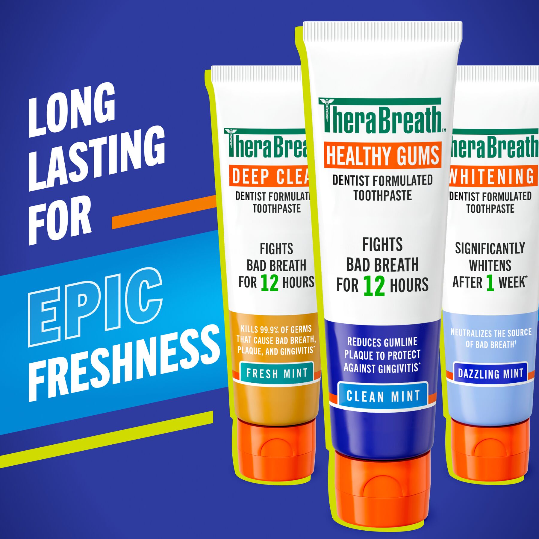 Alternative view of TheraBreath Healthy Gums Toothpaste, Helps Fight Gingivitis, Clean Mint