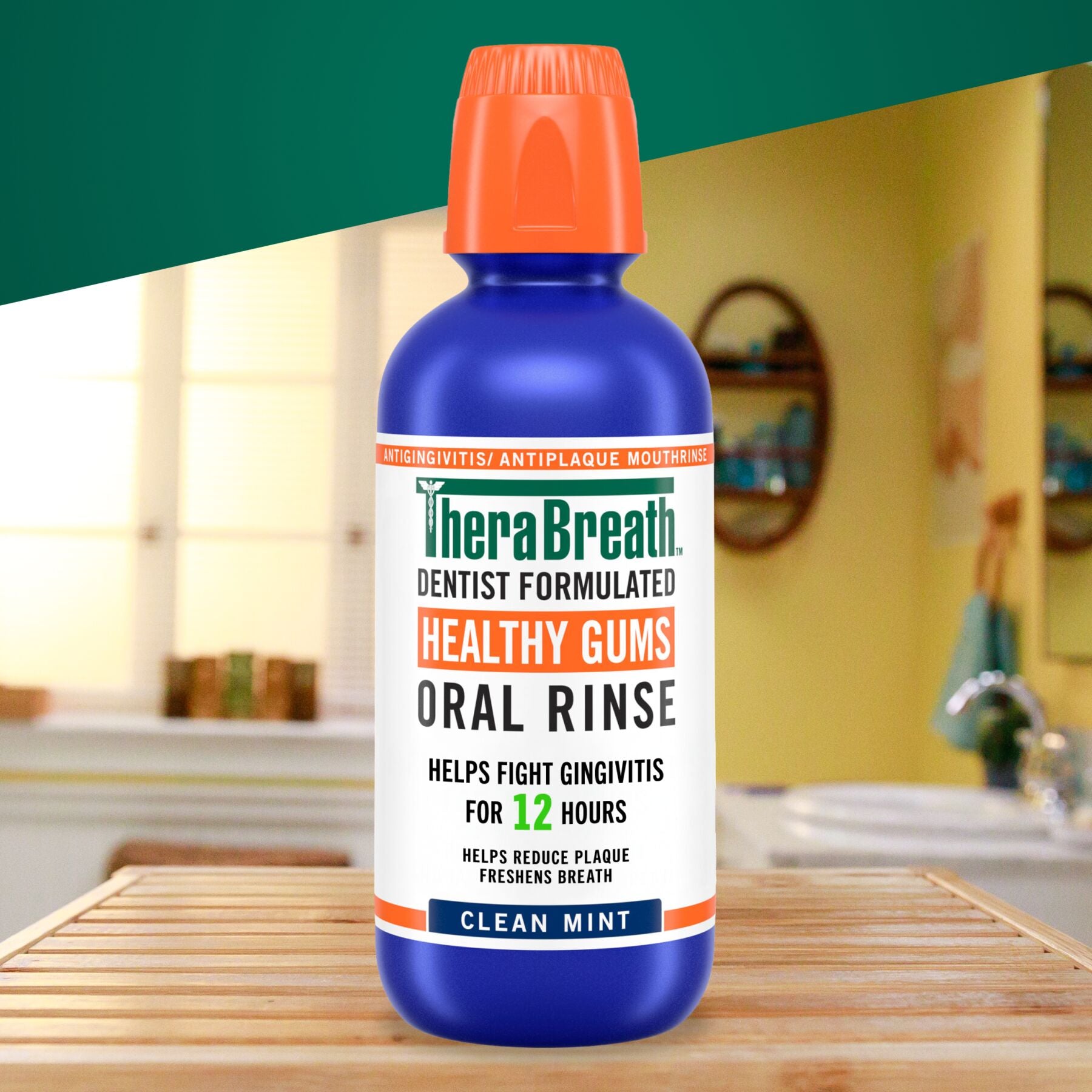 Alternative view of Healthy Gums Oral Rinse w/ Added CPC - Clean Mint