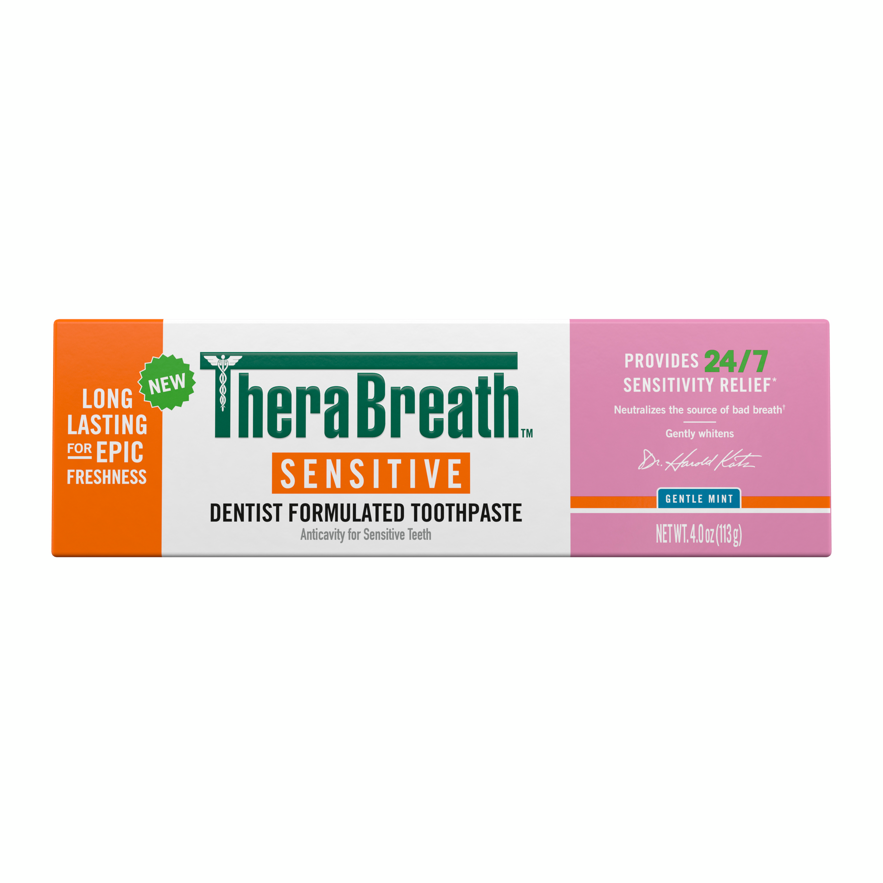 TheraBreath Sensitive Toothpaste, 24/7 Sensitivity Relief (1), With Fluoride for Anticavity Protection, Gentle Mint, 4 Oz - Image 13
